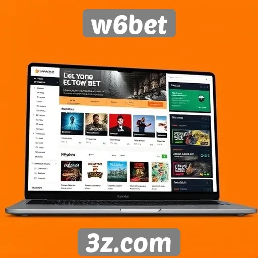 Novidades no design do site w6bet em 2025